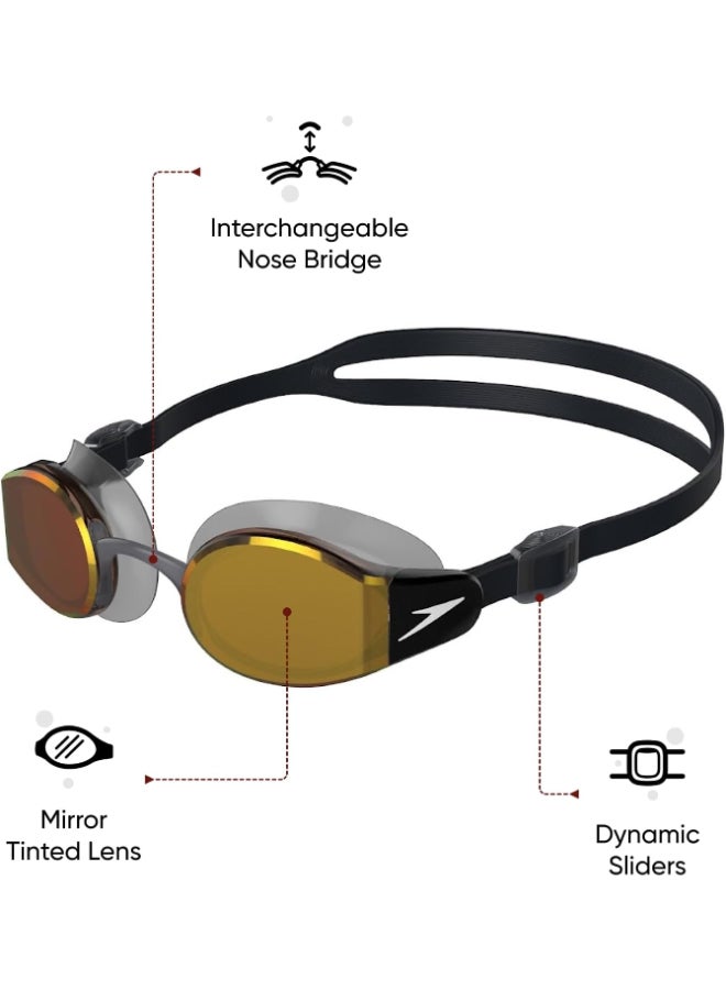 Speedo Mariner Pro Mirror Swimming Goggles - One Size - Image 2