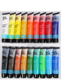Mont Marte 18pcs Acrylic Paint Set 36ml Tubes Ideal For Acrylic Painting Brilliant Lightfast Colours With Great Opacity  - Image 5