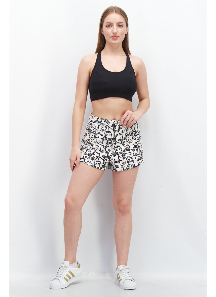 Women Regular Fit Graphic Printed Outdoor Shorts, White - pzsku/ZC6A2A73AB48255C35DD5Z/45/_/1726109226/95d0f1c0-ed81-402c-a5b5-9b36de1b29ed