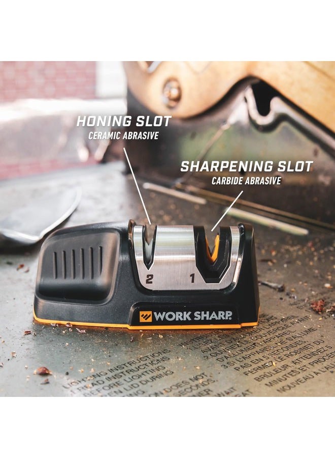 Work Sharp Kitchen Edge Sharpener - Ergonomic - For Chef, Santoku, Paring, & Serrated Knives - Image 2