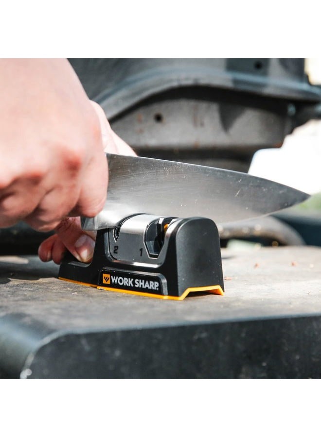 Work Sharp Kitchen Edge Sharpener - Ergonomic - For Chef, Santoku, Paring, & Serrated Knives - Image 4
