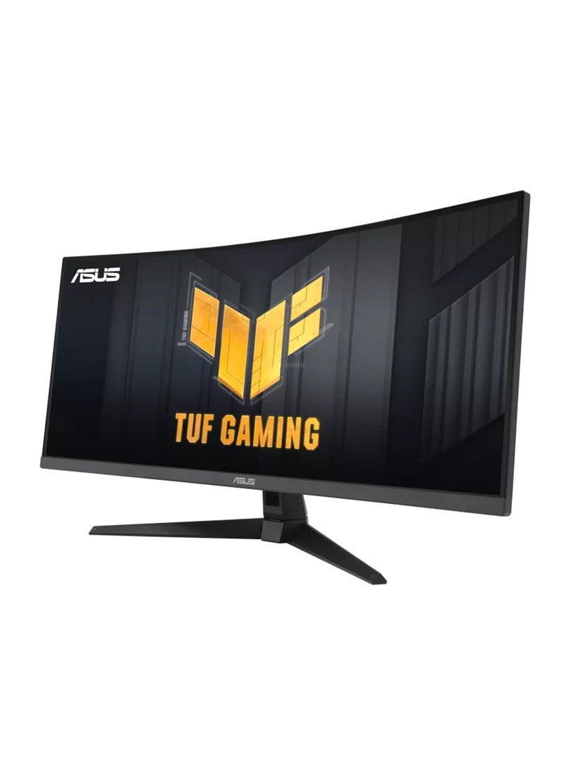ASUS 34 Inch TUF Gaming WQHD Curved Monitor, 1500R 180Hz 1ms MPRT, Ultrawide 3440 x 1440, ELMB Sync, FreeSync Premium, 90% DCI-P3, HDR, DisplayPort, HDMI, USB Hub, Tilt Adjustable VG34VQ3B Black Black - Image 2