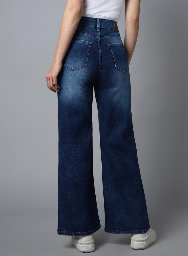 هاي ستار بنطلون واسع الساق بخصر متوسط من ستايلي - Image 3