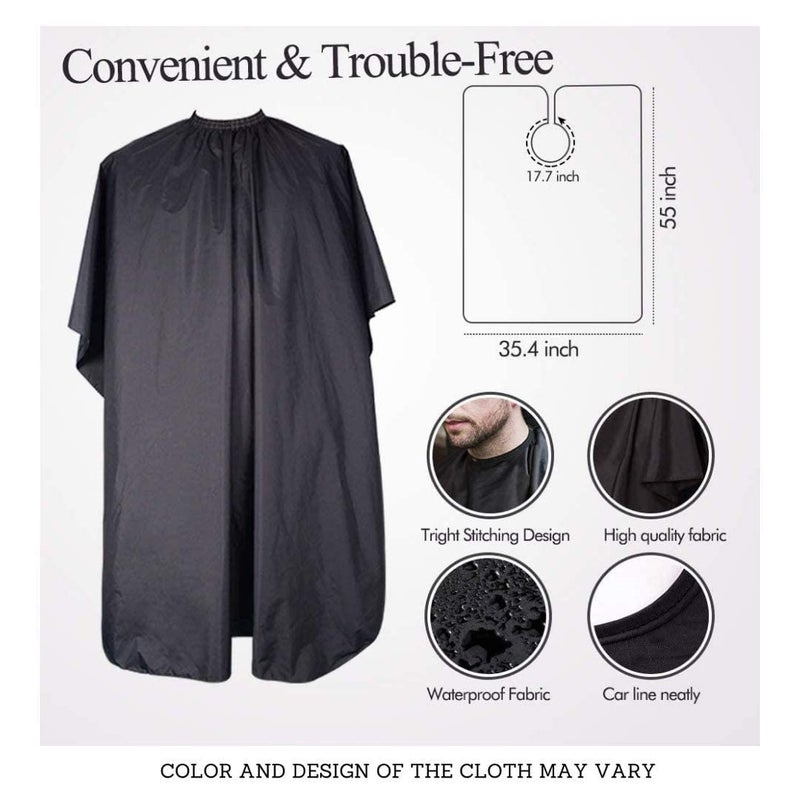 GutarGoo GutarGoo Cutting Sheet Apron Hairdressing Gown Cape Hair Cutting Barber Cloth Salon Accessories Free Black 1 - Image 3