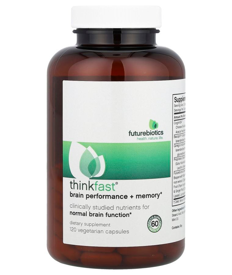 Futurebiotics Thinkfast® Brain Performance + Memory 120 Vegetarian Capsules