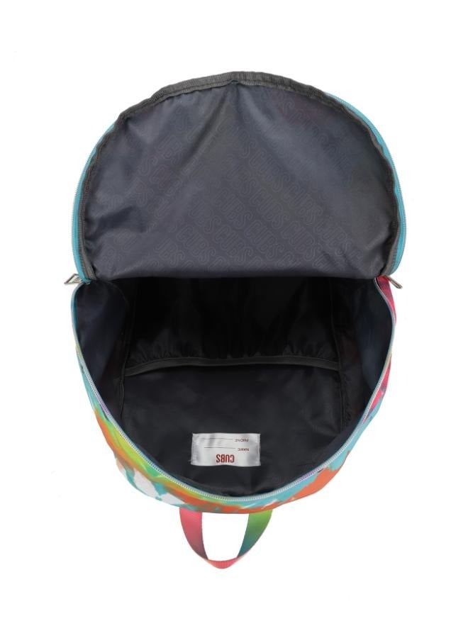 كابز صبغة ربطة عنق باللون الأخضر والأصفر للمدرسة الثانوية متعددة الألوان - Image 3