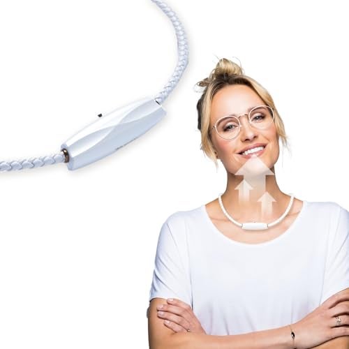 ible Airvida M1 Ionic Wearable Air Purifier (White 17.7inches) – Up to 99% Pollutant Removal Rate, Stylish & Lightweight with 3 Modes, Titanium Necklace & Clip, Silent Operation, 20g - Image 1