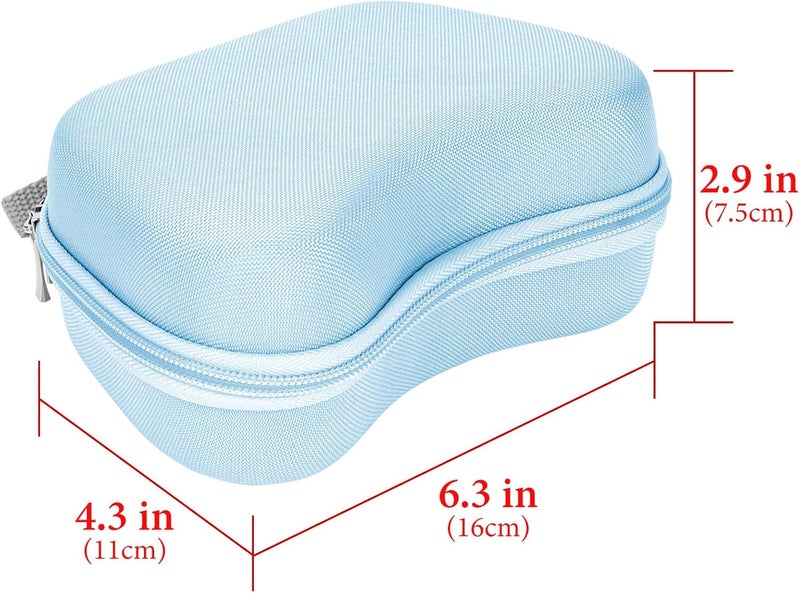 Linkidea Hard Travel Controller Case Compatible with 8BitDo Pro 2/Ultimate Bluetooth/2.4G Dual Sense Wireless Controller Gaming Accessories Carrying Case, Game Protective Storage Bag (Blue) - Image 5