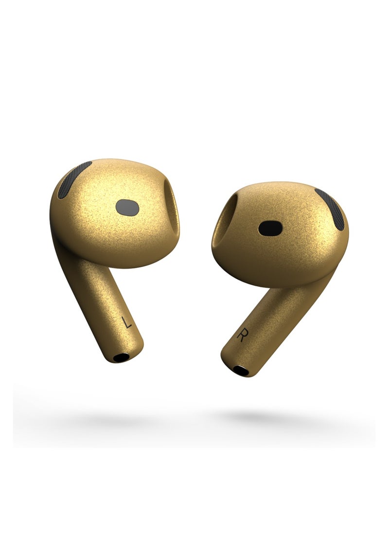 Craft MERLIN CRAFT CUSTOMIZED APPLE AIRPODS 4 METALLIC GOLD  - Image 5
