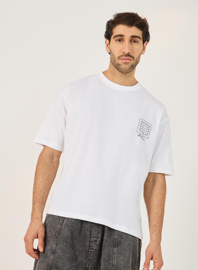 Styli Bandana Print Oversized Cotton T-Shirt  - Image 3