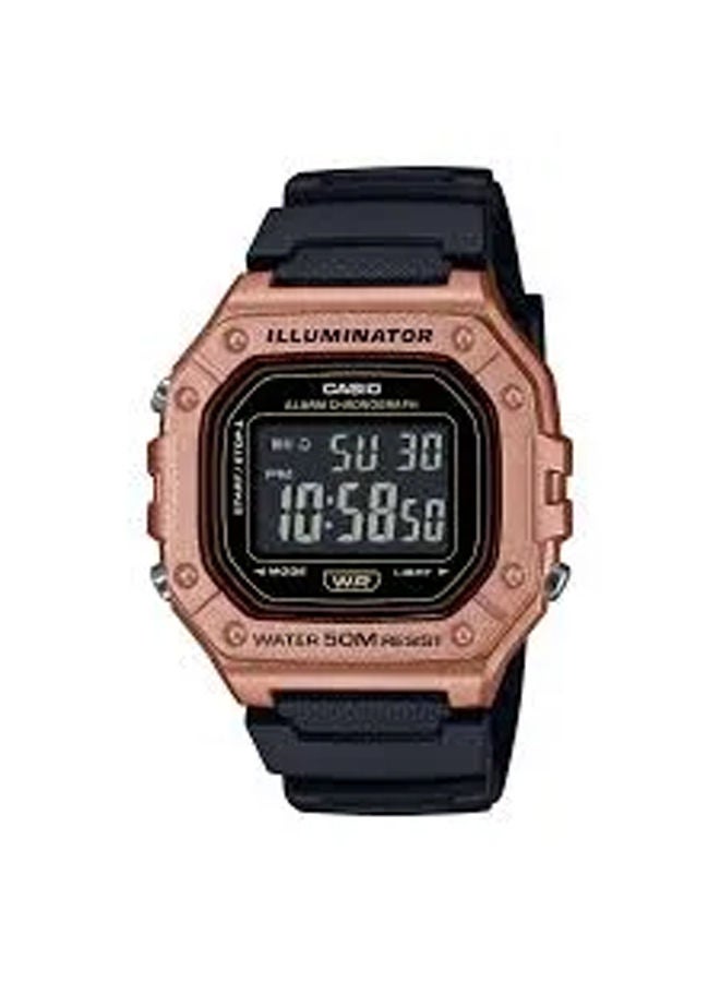 كاسيو ساعة يد من الراتينج رقمية W-218HM-5BVDF - Image 1