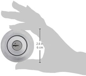 Kwikset Kwikset 690T 26D SMT RCAL RCS 690 Tylo Keyed Entry Knob And Single Cylinder Deadbolt Combo Pack Featuring Smart Key Satin Chrome  - Image 3
