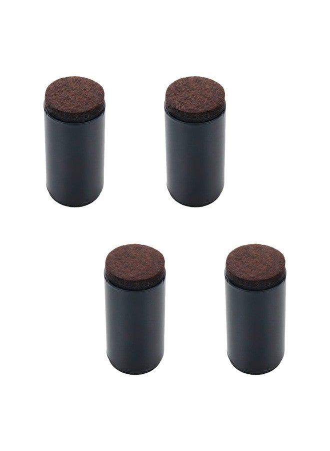 Tsnamay 2" Self Adhesive Bed and Furniture Risers,Steel Bed Risers to Heavy Furniture or Beds Chair Table Risers,Round Black 40x52mm(WH) - Image 1