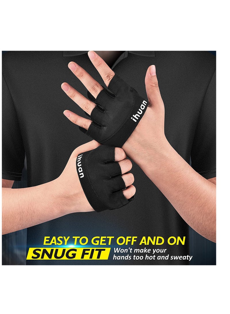 Zikra New Weight Lifting Gym Workout Gloves Men & Women, Partial Glove Just for The Calluses Spots, Great for Weightlifting, Exercise, Training, Fitness - Image 2