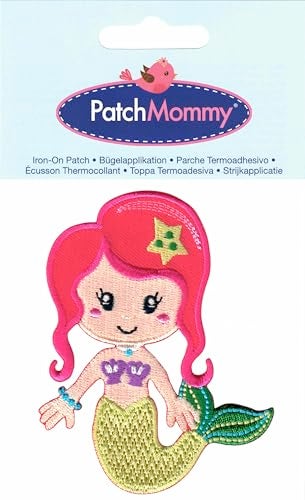 PatchMommy Mermaid Patch, Iron On/Sew On - Appliques for Kids Children - Image 3