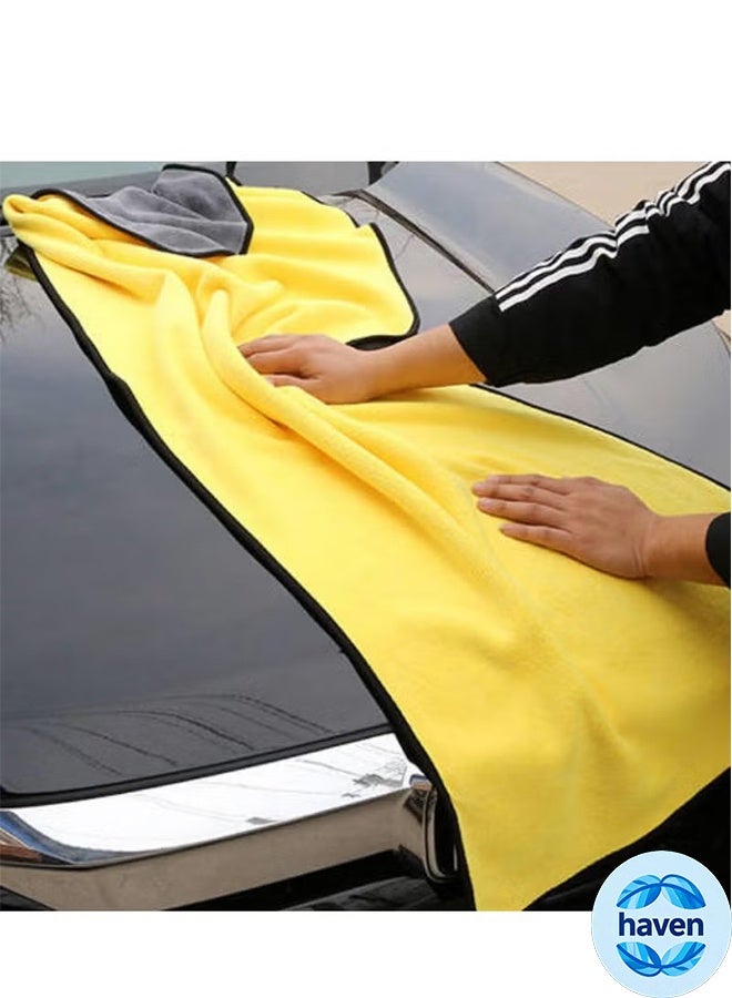 HAVEN Size Microfiber Car Cleaning Towel Cloth Multifunctional Wash Washing Drying Cloths 50 x 100 CM - Image 1