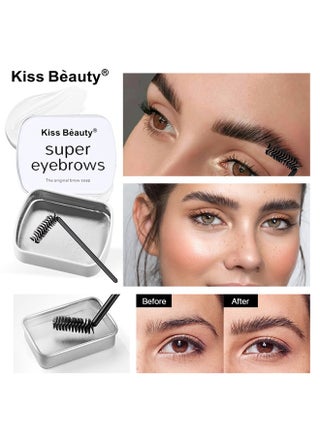Eyebrow Soap Kit, 3D Brows Styling Soap, Transparent Long-lasting Waterproof Eyebrow Shaping Gel Eyebrow Styling Pomade with Eyebrow Brushes for Natural Eyebrows - pzsku/ZC6A383AA75E618344752Z/45/_/1702525030/acbd06e5-7c9a-40f8-9e84-59ac43cbd6fd