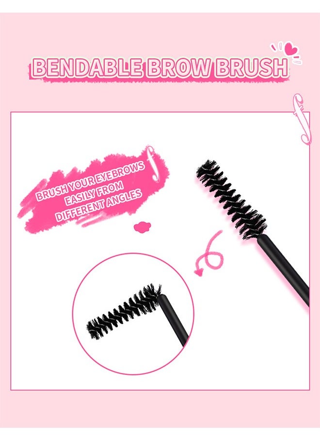 Kiss Beauty - Eyebrow Soap Kit, 3D Brows Styling Soap, Transparent Long-lasting Waterproof Eyebrow Shaping Gel Eyebrow Styling Pomade with Eyebrow Brushes for Natural Eyebrows - Image 1