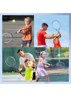 Rock Pow Set of 2 Kids Tennis Rackets Pre-Strung 8.6 Inch Light Kids Racquet Set for Beginner Boys and Girls with 1 Tennis Balls and Carry Bag  - Image 5
