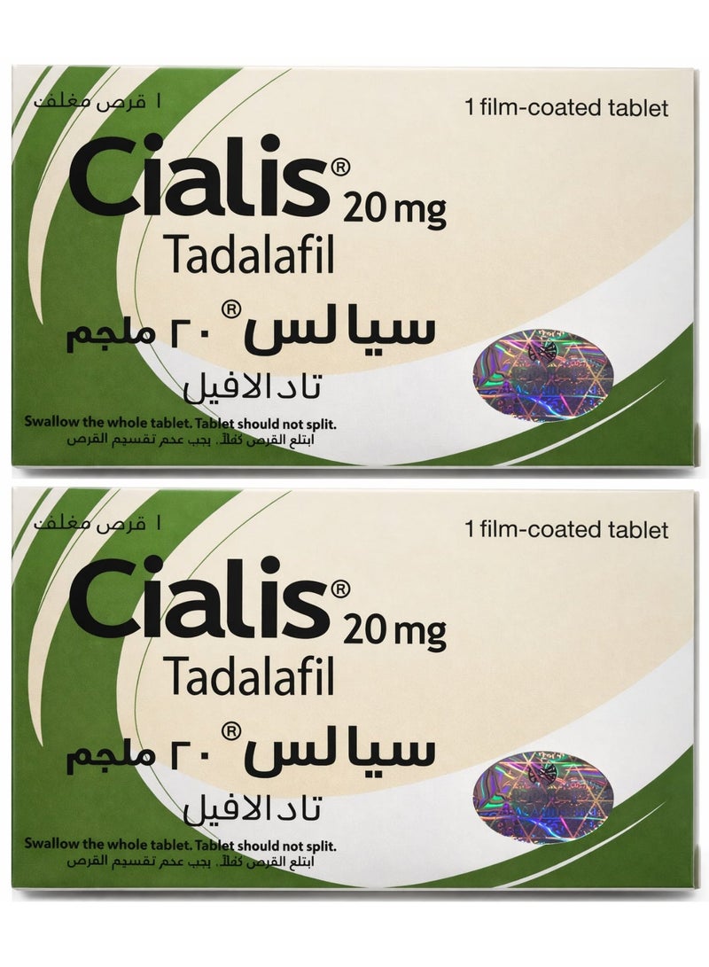 Cialis Pack Of 2 Cialis 20mg 1tab - Image 1