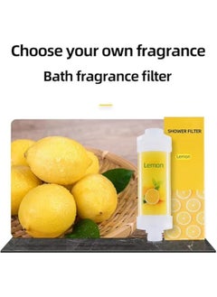 Serenova Korean Vitamin Shower Filter, For Anti Hair Loss, Prevents Dry Skin, Chlorine Free, Rust Free, Relaxing Aromatherapy, Non-Toxic, Environment Friendly (Lemon)  - Image 4