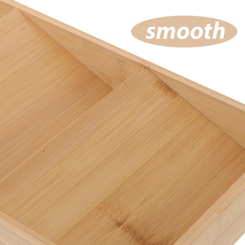 3 Tier Spice Rack Organizer Bamboo Condiment Storage For Kitchen Countertop Cabinet - Image 4