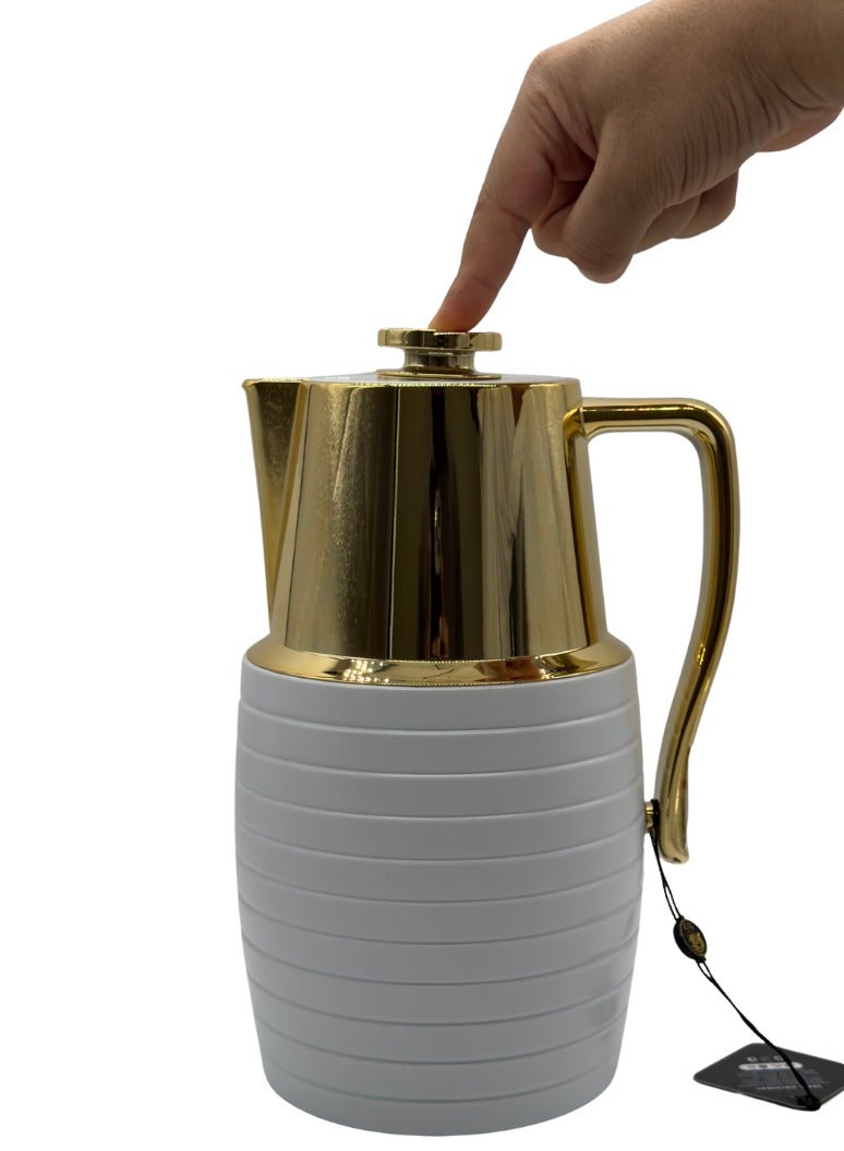 AL-GANNAS AL-GANNAS Premium Thermal Flask – 1L | Exclusive Design for Tea & Coffee - Image 3
