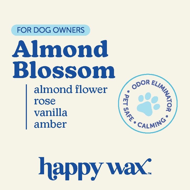 Happy Wax Pet Scents Mix Premium Scented, Non Toxic, Pet Safe, Odor Eliminating, Dye-Free Soy Wax Melts â€“ 6 Total Oz: Almond Blossom for Dogs, Bamboo & White Tea for Cats and Golden Citrus for Pets - Image 4