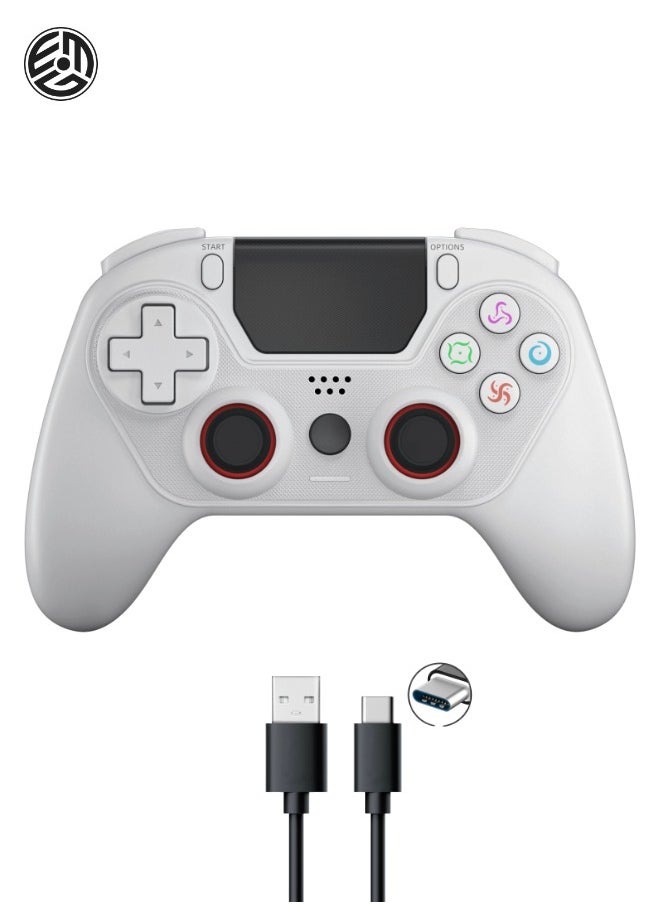 Generic Wireless Controller Compatible for PS4 PC, Android, iOS, Mac, Type C Six Axis Gyro  - Image 3