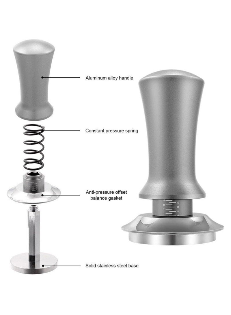 آنا مطحنة قهوة متوازنة بضغط قابل للتعديل مع مقياس刻度 - Image 3