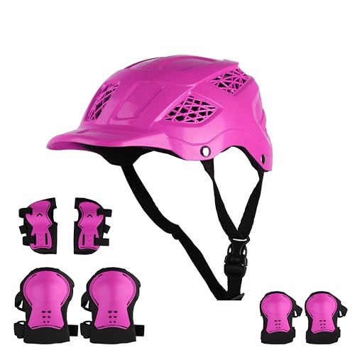 Koko Dragon Kids Skating & Cycling Helmet | Protective Gear for Boys & Girls (Pink, Medium 560 MM) - Image 1