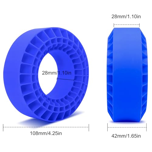 OGUNKE OGRC Silicone Rubber Tire Inserts Foam Fit 1.9 Wheel Tires 1/10 Crawler Accessories (Blue) - Image 5