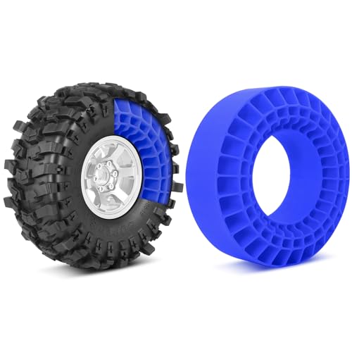OGUNKE OGRC Silicone Rubber Tire Inserts Foam Fit 1.9 Wheel Tires 1/10 Crawler Accessories (Blue) - Image 2