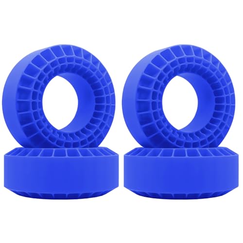 OGUNKE OGRC Silicone Rubber Tire Inserts Foam Fit 1.9 Wheel Tires 1/10 Crawler Accessories (Blue) - Image 1