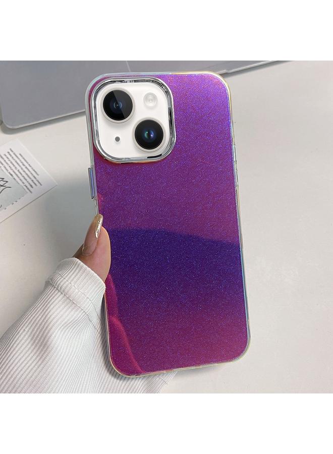 زبون جراب هاتف iPhone 13 بإطار مطلي بالكهرباء IMD لامع من مسحوق الهاتف - Image 1