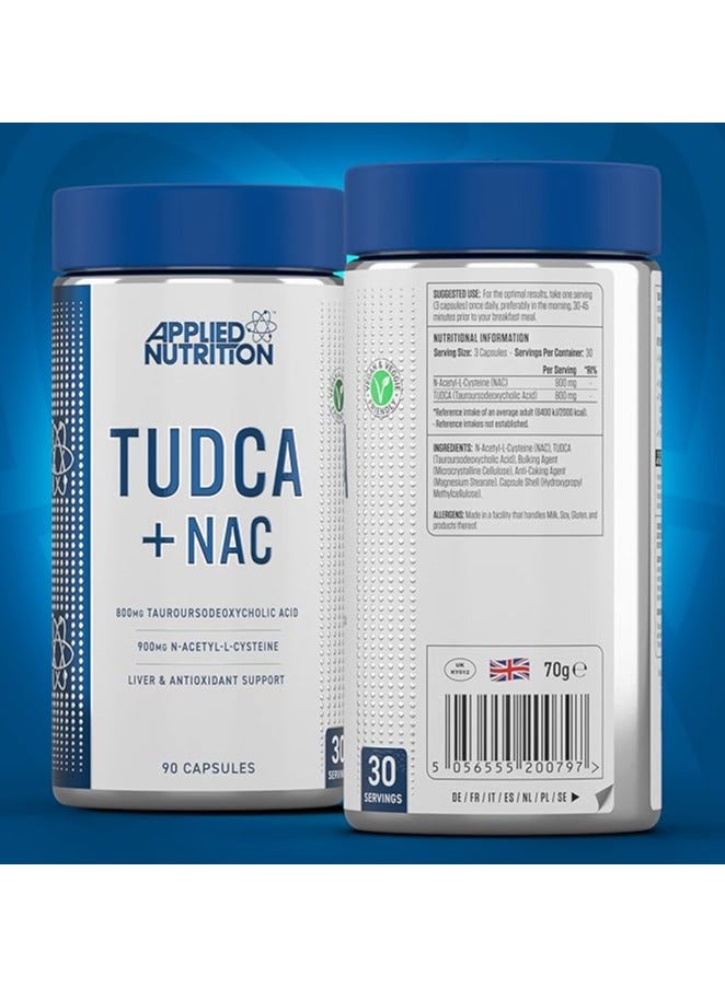 Applied Nutrition Tudca and Nac Liver and Antioxidant Support 30 Servings - Image 3