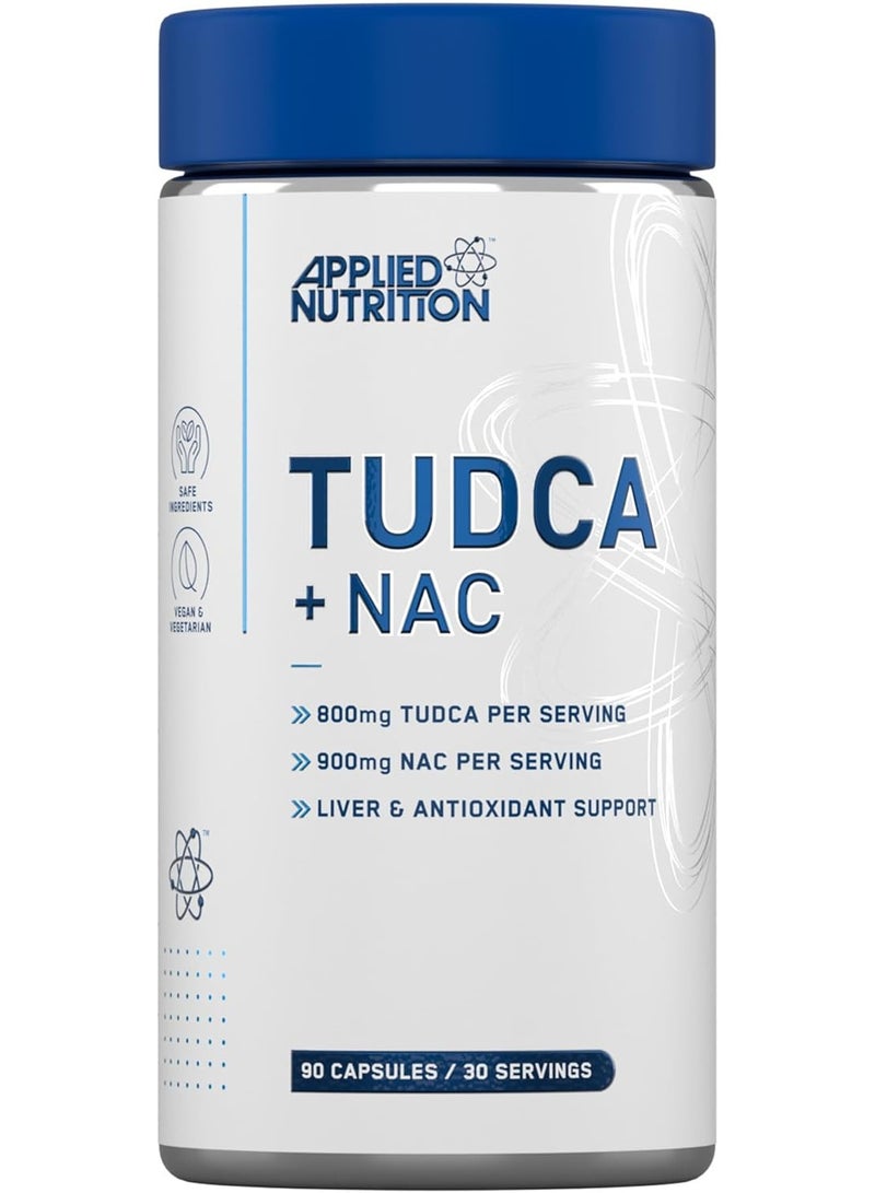 Applied Nutrition Tudca and Nac Liver and Antioxidant Support - 90 Capsule,  30 Servings - Image 1