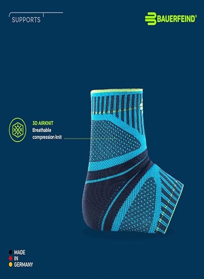 Bauerfeind Sports Ankle Support Dynamic - Ankle Compression Sleeve for Freedom of Movement - 3D AirKnit Fabric for Breathability - Premium Quality & Washable (L, Rivera) - Image 2