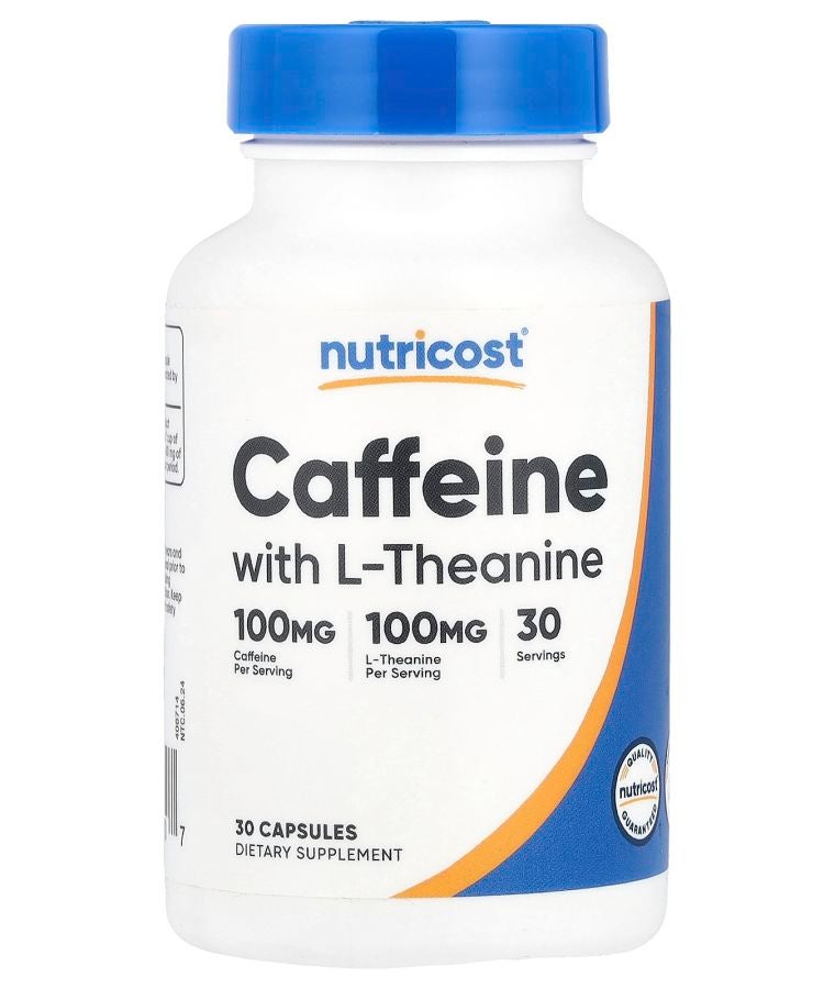 Nutricost Caffeine With L-Theanine 30 Capsules