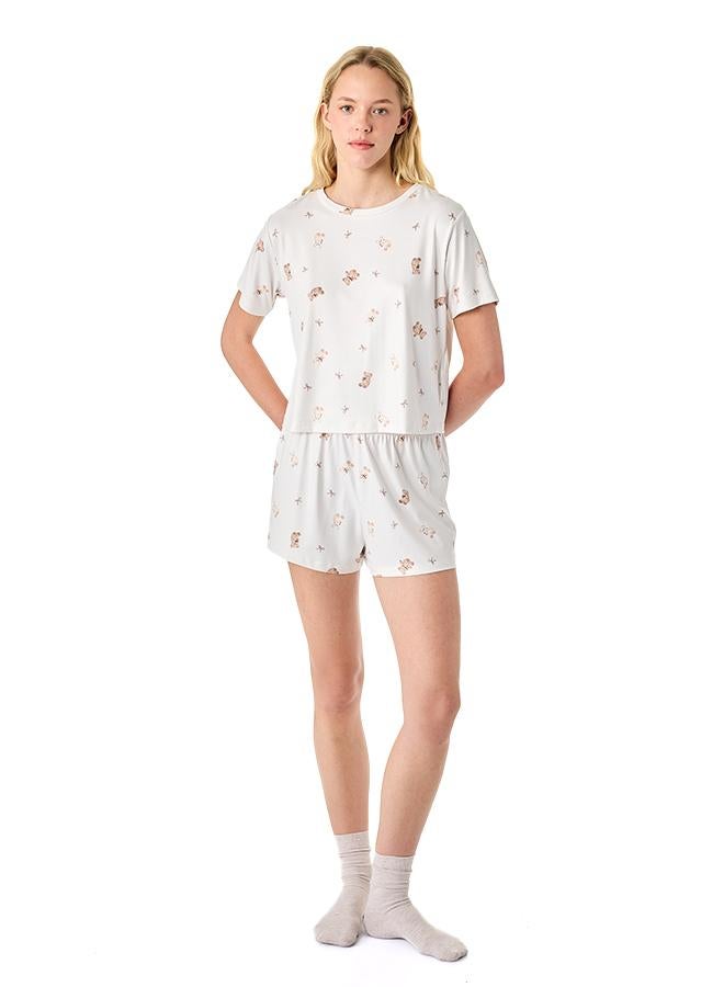 KOTON Printed Pajama Set - Image 2
