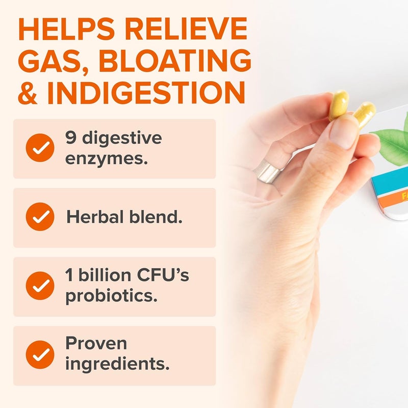 Zenwise Health No Bloat Probiotics for Women and Men Digestive Health with Ginger Dandelion and Lactase Digestive Enzymes for Gas and Bloating Relief  Vegan Water Retention Pills  14 CT - Image 4