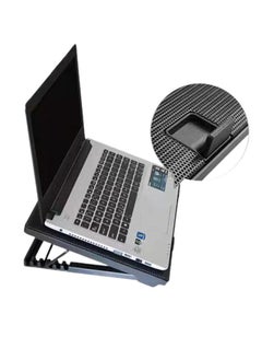 ProOne ProOne PCP54 RGB Laptop Cooling Pad - Gaming Notebook Cooler with 5 Quiet Fans, 6 Adjustable Heights, LED Light, Anti-Skid Design, for 10-17.3 Inch Laptops - Desk and Lap Use  - Image 2