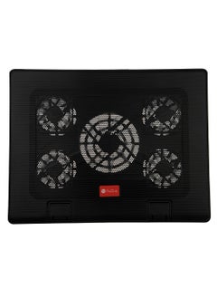 ProOne ProOne PCP54 RGB Laptop Cooling Pad - Gaming Notebook Cooler with 5 Quiet Fans, 6 Adjustable Heights, LED Light, Anti-Skid Design, for 10-17.3 Inch Laptops - Desk and Lap Use  - Image 3
