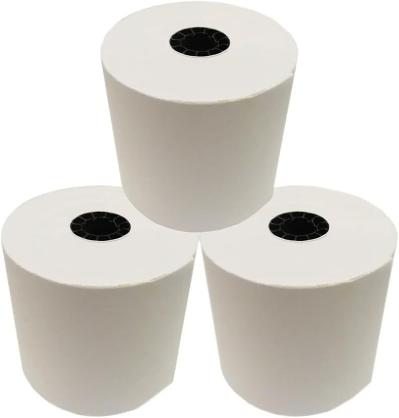 Victor 7050 Compact White Paper Rolls for Handheld and Portable Printing Calculators/Adding Machines 2.25” W x 150' FT (3-Pack) - Image 1