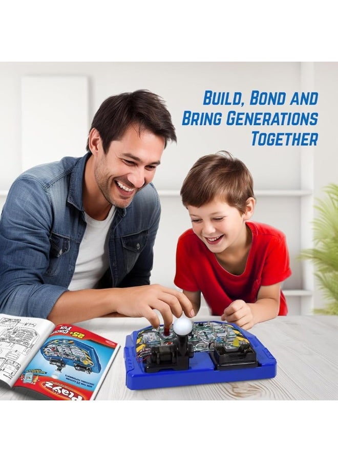 Playz Playz Electrical Circuit Board Engineering Kit for Kids with 25+ STEM Projects Teaching Electricity, Voltage, Currents, Resistance, & Magnetic Science | Gift for Children Age 8, 9, 10, 11, 12, 13+  - Image 2