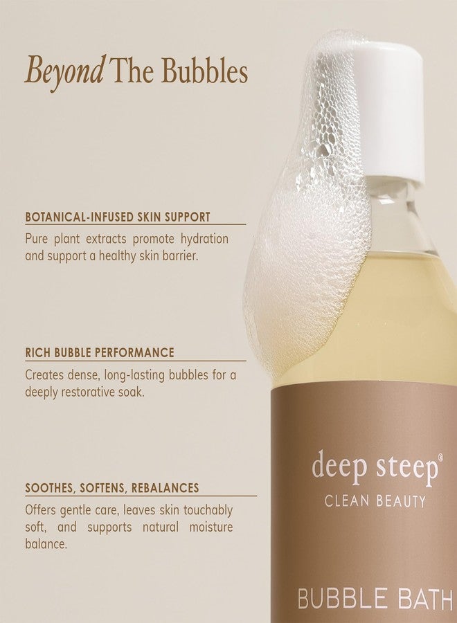 Deep Steep Bubble Bath, Vanilla Coconut, 10 oz - Soothing Soak with Shea Butter, Argan Oil, Aloe Vera & Coconut Oil - Vegan, Sulfate-Free, PH-Balanced Clean Beauty - Image 5