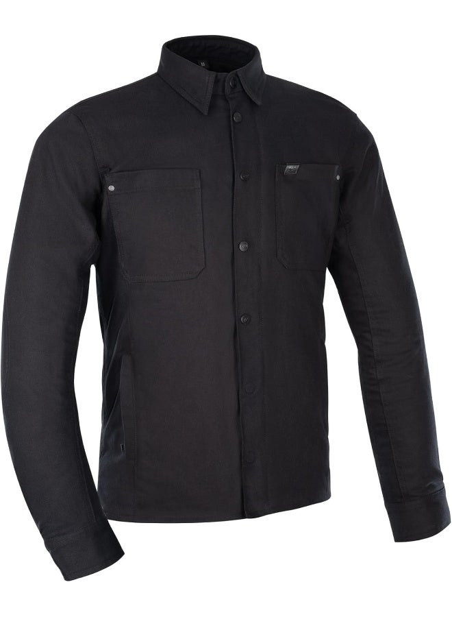Oxford Men's Original Approved Aa Armourlite Ridgeback Motorcycle Riding Shirt BLACK XL - Image 1