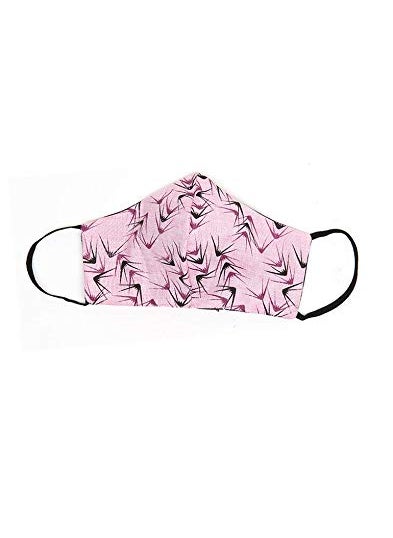VIRA Vira Women Cotton Printed Pink Hawk Style 2 PlyLayer Reusable Washable Face Mask  - Image 1