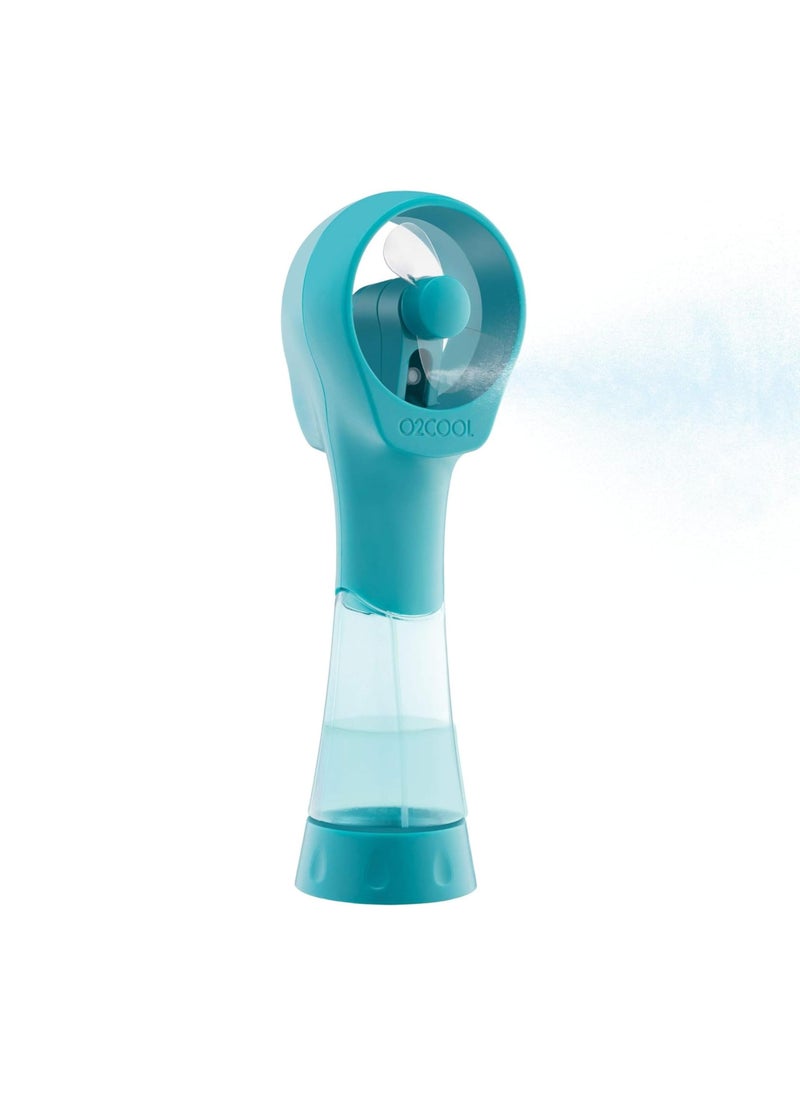 O2COOL O2COOL Elite Battery Powered Handheld Water Misting Fan Teal 