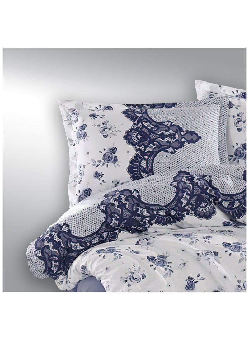 Family Bed Flat Bed sheet Set Cotton 4 pieces size 240 x 250 cm Model 191 from Family Bed - Image 4